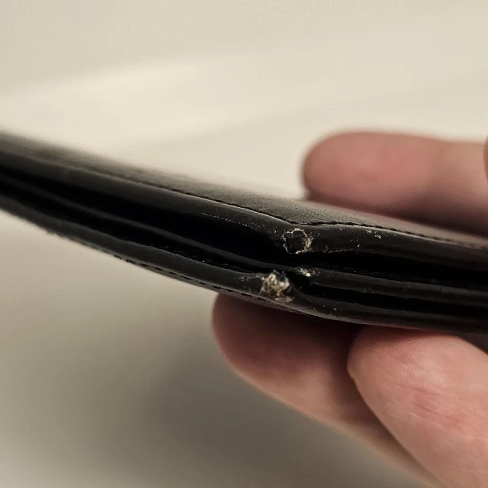 Prada Black Leather Wallet - Mens - Picture 10 of 14